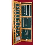 Mingo Custom Woods Recessed Wall-Mounted Wooden Jewelry Armoire - J103R - CGBL-ML