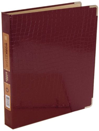Wilson Jones WorkStyle Faux Croc 3-Ring Binder 1 Inch Capacity Color May Vary W31700B002ZUHJMU
