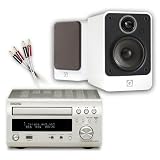 Creative Audio Ca-ms5i-sgw Micro Stereo System (denon Dm38dab Silver + Q Acoustics 2010i Gloss White + £55 Qed Cable Bundle). 2 Year Guarantee + Free Next Working Day Delivery!