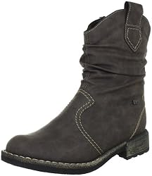Rieker 74684, Damen Cowboy Stiefel, Grau (stromboli 45), EU 40