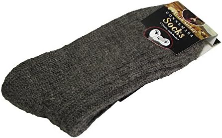 Jacob Sheep Irish Wool Socks-Grey (Medium)