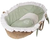 Review Hoohobbers  / Hoohobbers - Green Pique Moses Basket