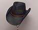 Black Straw Cowboy or Cowgirl Hat