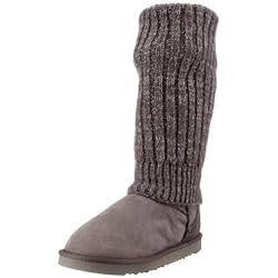 ara Alaska-Stiefel Damen Stiefel grau, Groesse:41.0