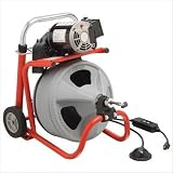 Ridgid 26998 K-400 115Volt Drum Machine with 1/2-inch by 75-foot C45 Integral Wound Cable