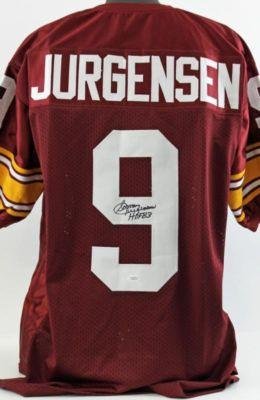 Redskins Sonny Jurgenson Hof 83 Signed Jersey Jsa #w203110 - Autographed NFL Jerseys