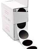 1" Black, Color-Code Dot Labels (Write On Surface) | Permanent Adhesive - 1,000/Dispenser Box