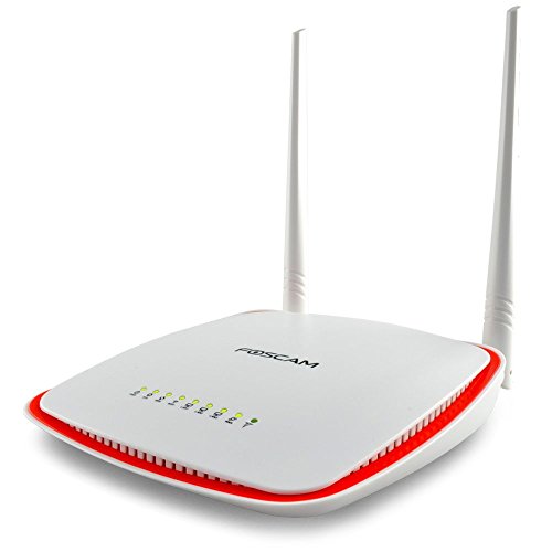 Foscam FR305 WiFi Wireless 802.11N 300Mbps Router/Repeater Amplified for 2x Range & WPS Button