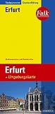 Falk Stadtplan Extra Standardfaltung Erfurt