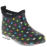 Capelli New York Multi Polka Dots Printed Girls Slip-On Bootie Body Jelly Shoe
