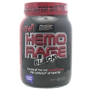 Nutrex Research, Inc. Hemo-Rage Black Gashin Grape, 2-Pound Tub