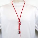 Neck Strap - POLSKA, Red Zipper