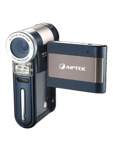 Aiptek Pocket DV Z 300 HD digitaler Camcorder (5 Megapixel, 3-fach opt. Zoom, 2,4