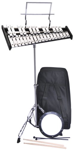 Student Bell Kit with Case Practice Pad Mallets and Sticks School Percussion Set Teacher Approved