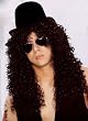 Deluxe Curly Rocker - Black Adult
