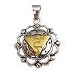 Sterling Silver Vishuddha Throat Chakra Pendant Necklace Jewelry
