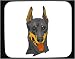 Decorated Mouse Pad with doberman, pet, dog