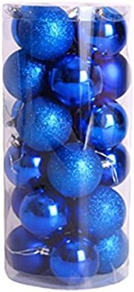 VOLUMUS 96ct Christmas Ball Ornaments 1.6-Inch Colorful Shatterproof Decoration