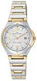 AK Anne Klein Women\'s TwoTone Round Dress Watch #108655SVTT