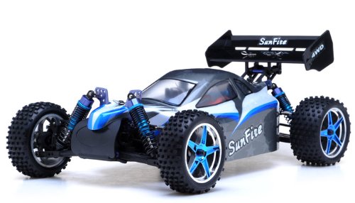 1/10th 2.4Ghz Exceed RC Brushless PRO 2.4Ghz Electric SunFire RTR Off Road Buggy (EE Blue) On Sale