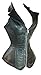 Jusian Women's Push Up PU Leather Boned Corset Bustier