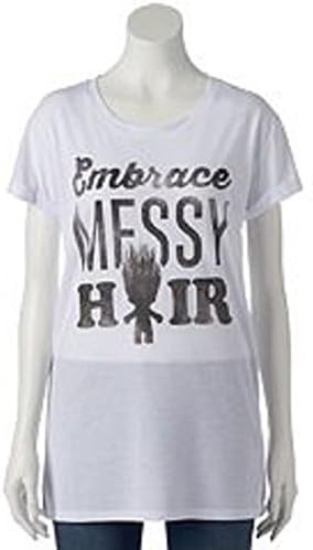 EMBRACE MESSY HAIR T-SHIRT - Troll Picture - Medium