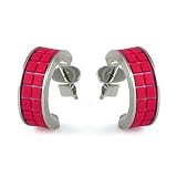 Formula Earrings - Available in 4 colors and 2 sizes.