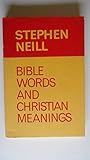 Bible words and Christian meanings