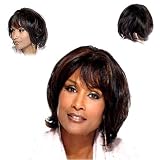 BEVERLY JOHNSON Human Hair Wig H203, 1B Off Black