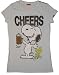 Search : TS189-00 Peanuts Snoopy & Woodstock Cheers Mighty Fine Juniors Soft Babydoll T-Shirt