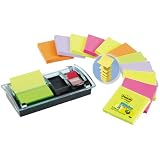Post-it® Designer Combi Dispenser With 12 Pads Pop-up Notes  76x76mm & 1x25mm Index Sample Pack