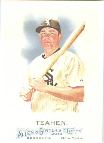 2010 Topps Allen & Ginter Baseball Card # 225 Mark Teahen - Chicago White Sox - MLB Trading Card in Screwdown Case