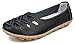 Kunsto Womens Leather Loafer Shoes Slip on