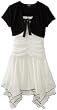 Amy Byer Girls 7-16 Hanky Bolero Hem Dress