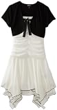 Amy Byer Girls 7-16 Hanky Bolero Hem Dress