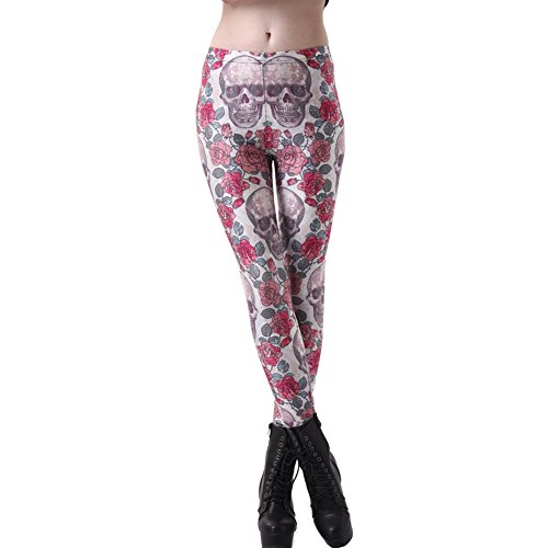 JOYHY Women's Stretchy Plus Size High Waist Leggings Footless Tights