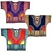 Traditional Print Unisex Dashiki Top - Many Colors Available