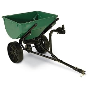 Precision Products 75-Pound Capacity Tow-Behind Step Up Broadcast Spreader #TBS4300RDGY