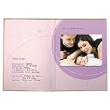 Image de Hama Baby Tagebuch Baby Feel für Jungen und Mädchen (Album 20, 5 x 28 cm, Babytagebuch mit 44 illustrierten Seiten) Sand