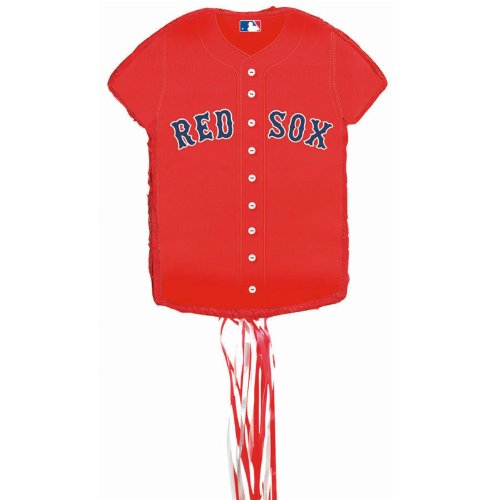 Boston Red Sox Baseball - Shirt Shaped Pull-String Pinata