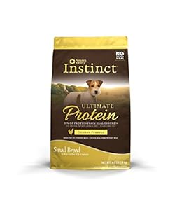 Nature's Variety Instinct Ultimate Protein Small Breed Grain-Free Chicken Meal Formula Dry Dog Food, 4 lb