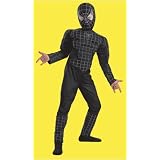 Spider-man 3 Black-Suited Spider-man Child Tween Deluxe Costume Sz 14-16