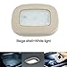 MASO Car Motorhome Dome Light 10LED Ceiling Roof Lights USB Reading Lamp for Trailer/Van/Yacht/Boat/Caravanï¼ˆBeige+Whiteï¼‰