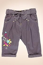 Autograph Pure Cotton Floral Embroidered Chinos with Belt