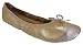 Penny Loves Kenny Cookie Foldable Ballet Slippers Gold