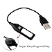Fitbit Flex Charger, VOMLITE® Replacement USB Charger Cable for Fitbit Flex Band Wireless Activity Bracelet - Fitbit Flex Charging Cable - 7.9