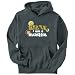 Hoodie Mens Dark Silver " Relax, I am a Muslim " Religions Large