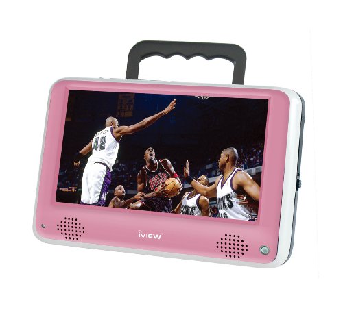 iView iVIEW-700PTV Portable 7-Inch Digital LCD TV, Pink