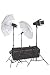 320 Watts Flash Light Kit with Two Umbrellas and Barndoor and Colour Filter