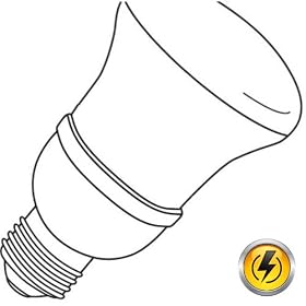 TCP 12109 1R2009 9W 1PC R20 CFL FLOOD NPF 27K 8M Flood Screw Base Compact Fluorescent...